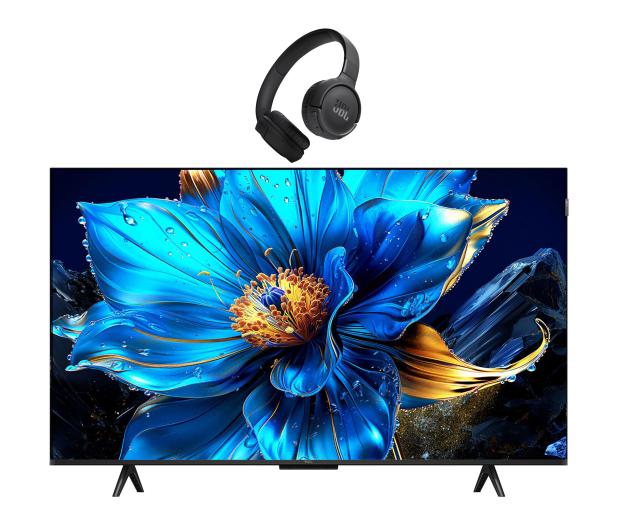 TCL 43P7K 43" 4K QLED Google TV + Tune 520BT Czarny - 1530372 - zdjęcie